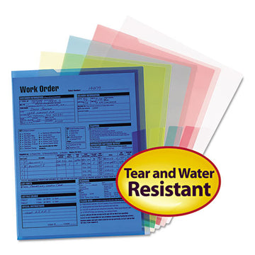 Smead® Organized Up Translucent Poly Project Jacket, Letter Size, Assorted Colors, 5-pack freeshipping - TVN Wholesale